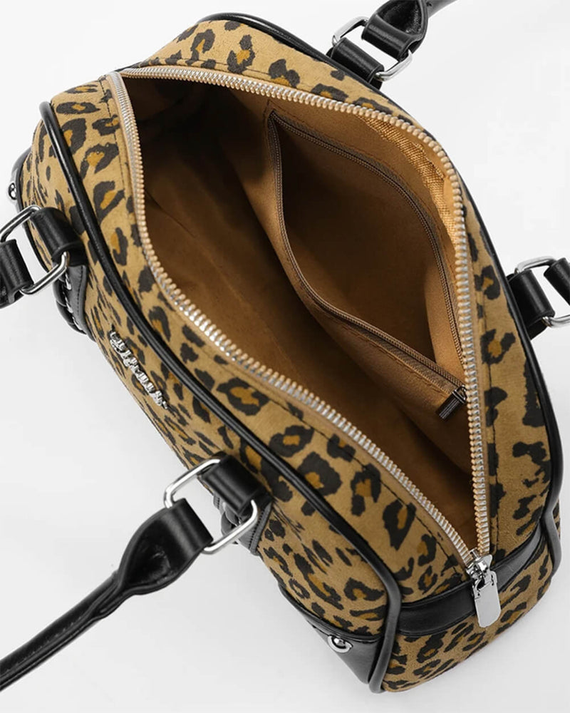 2000s Leopard Print Shoulder Bag | Boogzel Clothing