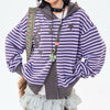2010s striped zip up hoodie boogzel clothing