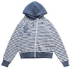 2010s striped zip up hoodie boogzel clothing