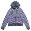 2010s striped zip up hoodie boogzel clothing