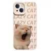 lazy cat phone case boogzel apparel