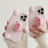 3d pig silicone iphone case boogzel clothing