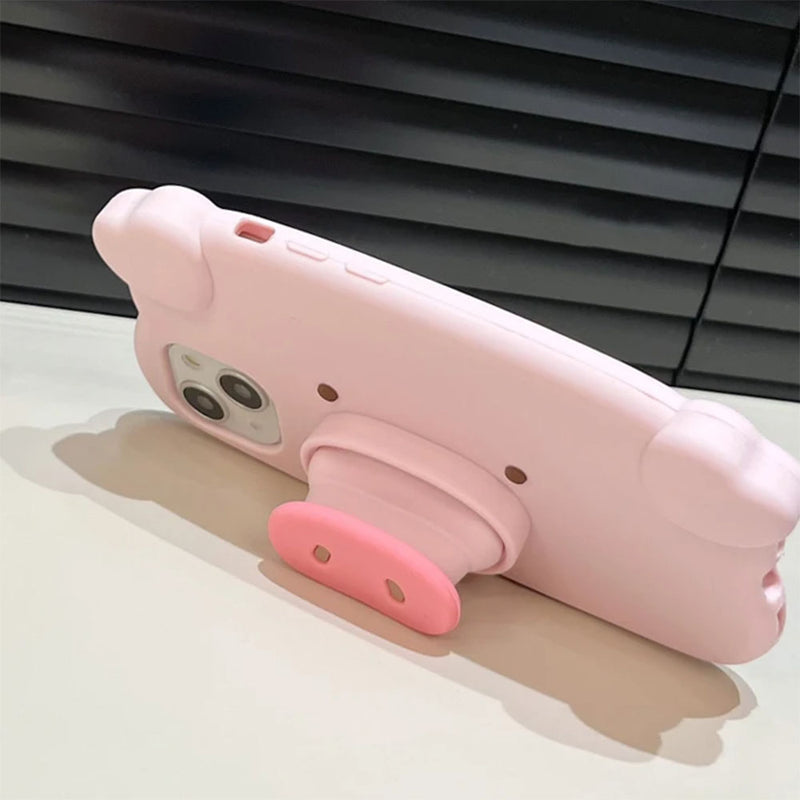 3d pig silicone iphone case boogzel clothing