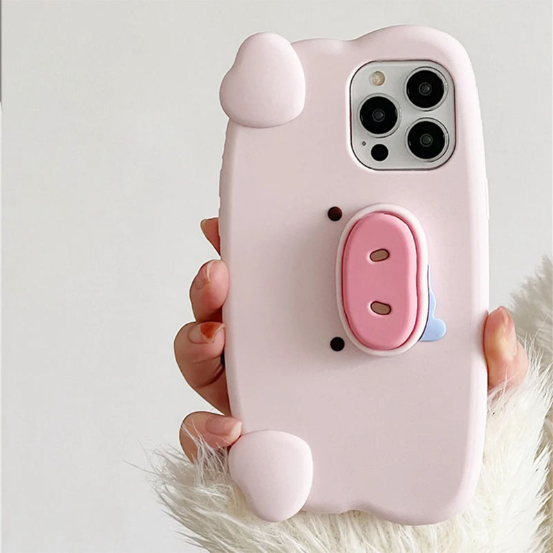 3d pig silicone iphone case boogzel clothing