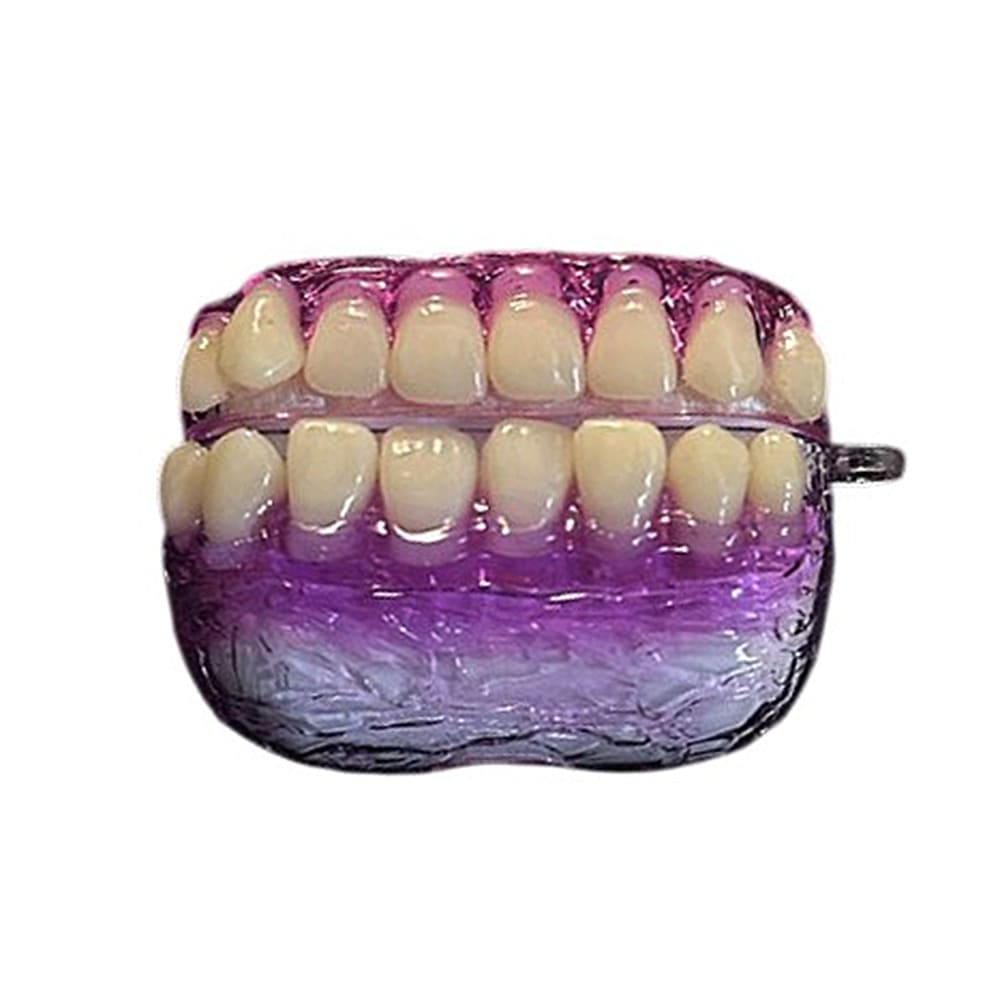 3d teeth airpods case boogzel clothing
