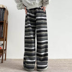 striped black pants boogzel clothing