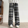 80s grandma striped black pants boogzel clothing