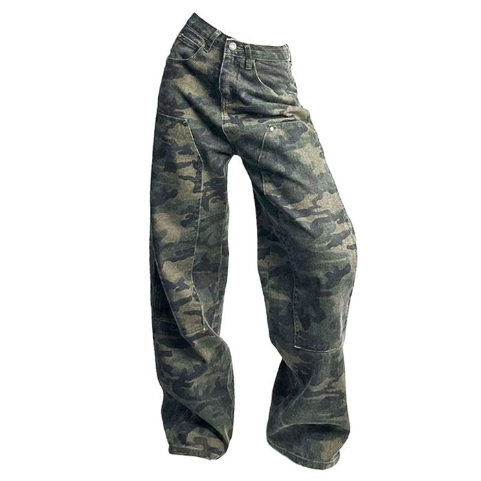 90s camouflage cargo jeans boogzel apparel