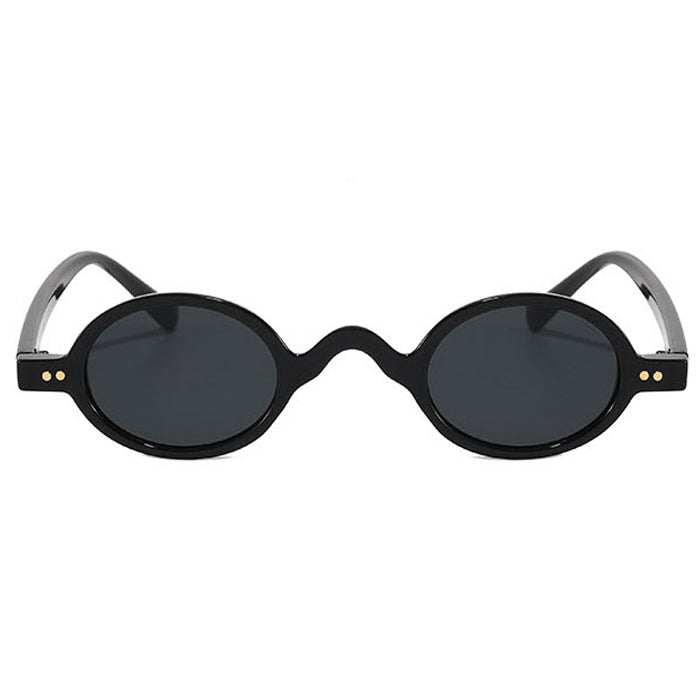 black small round sunglasses boogzel apparel