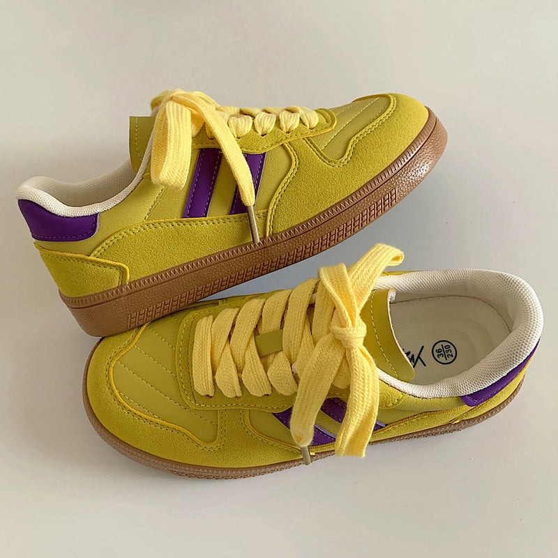 90s aesthetic yellow sneakers boogzel clothing
