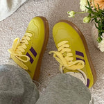 90s aesthetic yellow sneakers boogzel clothing