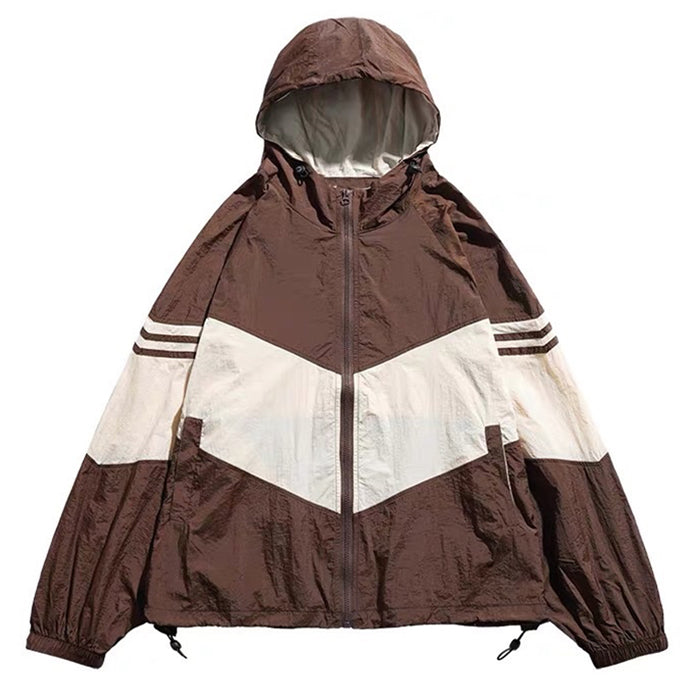 90s brown bomber oversized jacket boogzel clothing