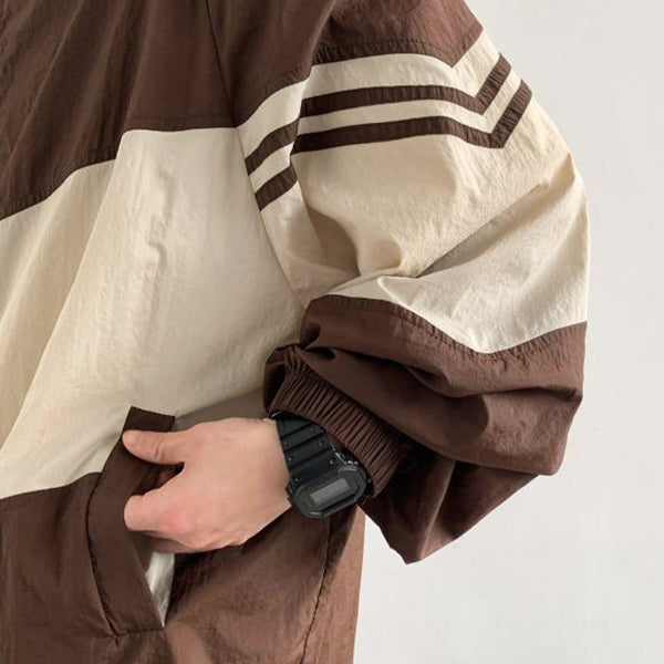 90s brown oversized bomber jacket boogzel clothing