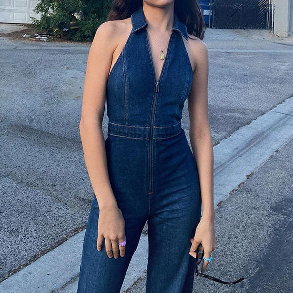 Collusion 90s baggy denim short overalls - ShopStyle