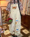 90s embroidery overalls boogzel clothing