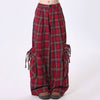 red plaid cargo pants boogzel clothing