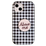 black and white checker iphone case boogzel apparel