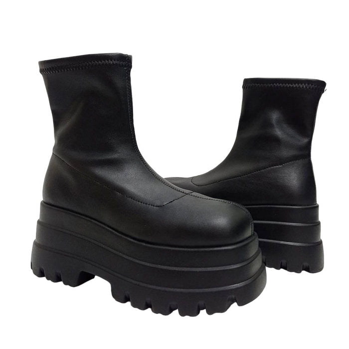 black platform ankle boots boogzel apparel
