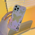 butterfly pink iphone case boogzel apparel