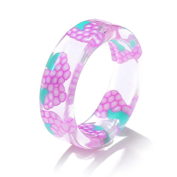Aesthetic Clear Fruit Ring