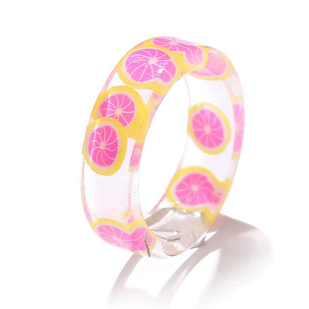 Aesthetic Clear Fruit Ring