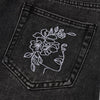 Aesthetic Outlines Embroidery Shorts boogzel apparel