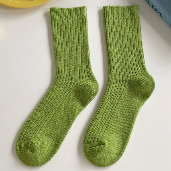 green ribbed socks boogzel apparel