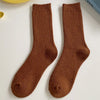 brown ribbed socks boogzel apparel