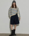 Aesthetic-Striped-Polo-Jumper