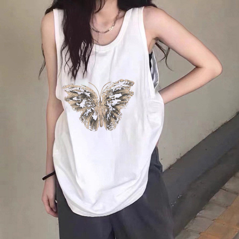 Aesthetic Butterfly Print Tee