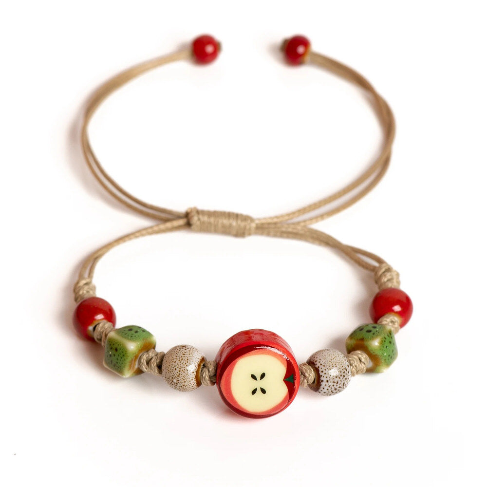 Apple-Beaded-Bracelet