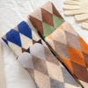 argyle pattern scarf boogzel apparel
