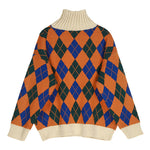 argyle turtleneck sweater boogzel apparel