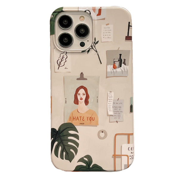 Artsy Aesthetic Girl iPhone Case | BOOGZEL CLOTHING Boogzel Clothing Artsy Aesthetic Girl iPhone Case | BOOGZEL CLOTHING Boogzel Clothing