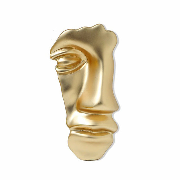 3d Artsy Face Vintage Aesthetic Brooch - Boogzel Clothing