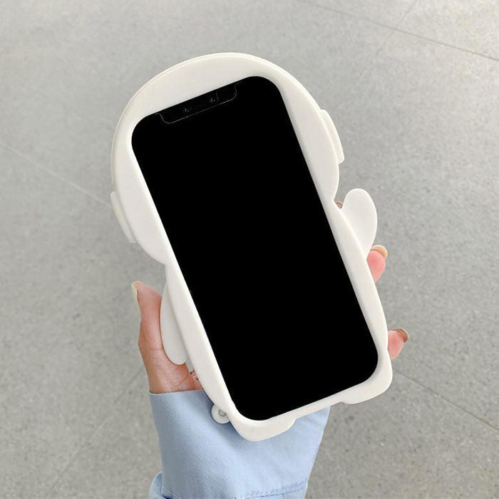 white silicone iphone case boogzel apparel
