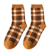brown plaid socks boogzel apparel