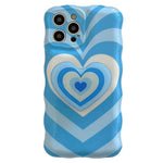 baby blue heart iphone case boogzel apparel