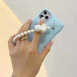 aesthetic pearl chain iphone case shop