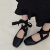 Ballet Class Cross-Strap Flats - ballet shoes boogzel clothing