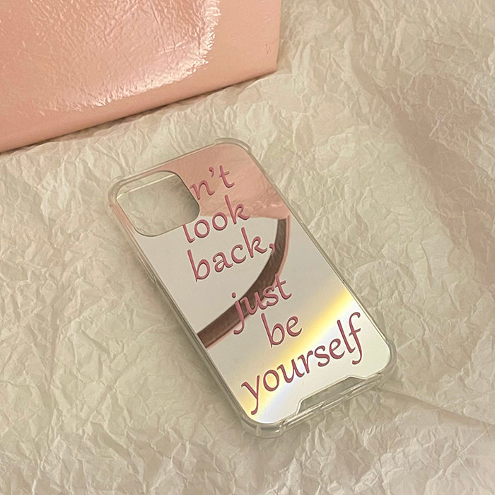 be yourself aesthetic iphone case boogzel apparel