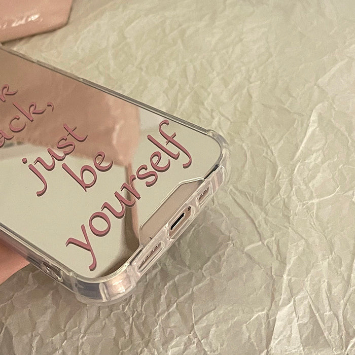 be yourself aesthetic iphone case boogzel apparel