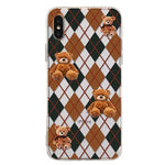 bear argyle pattern iphone case boogzel apparel