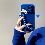 blue beaded iphone case boogzel apparel