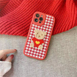 bear embroidered iphone case boogzel apparel