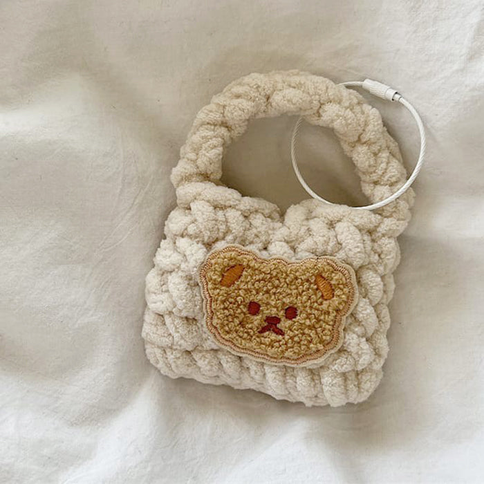 bear knitted airpods case shop