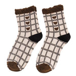 bear plaid socks boogzel apparel