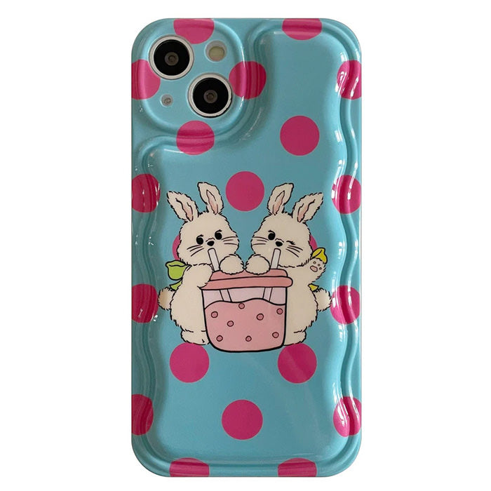 aesthetic bunny iphone case boogzel apparel