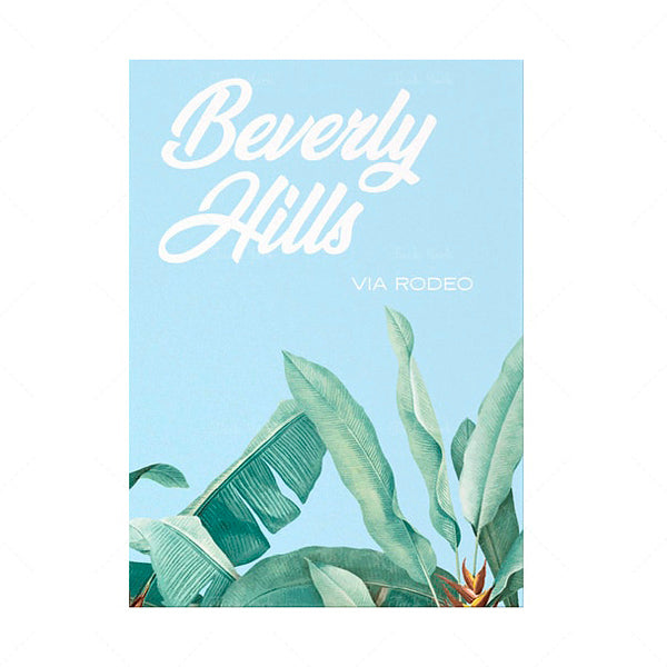 beverly hills poster boogzel apparel