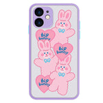 bunny transparent iphone case boogzel apparel